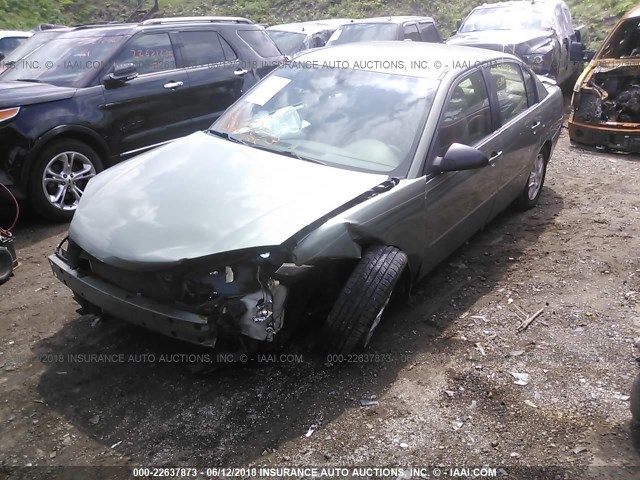 1G1ZT52825F115100 - 2005 CHEVROLET MALIBU LS 绿色 照片 2