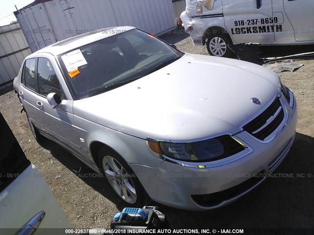 YS3ED49G393501664 - 2009 SAAB 9-5 2.3T SILVER photo 1