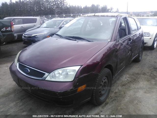 1FAFP37N27W298413 - 2007 FORD FOCUS ZX5/S/SE/SES PURPLE photo 2