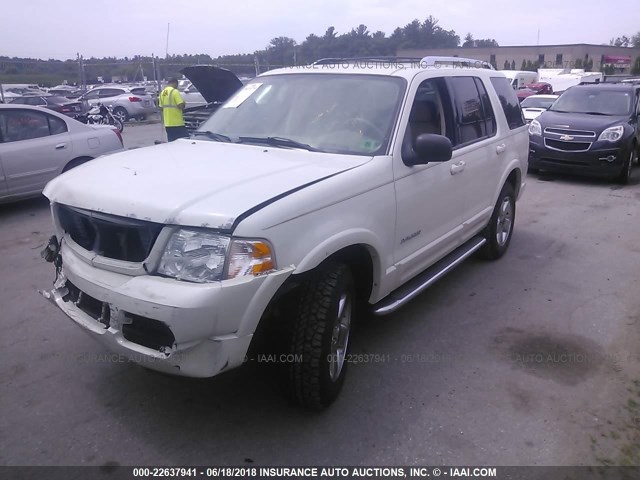 1FMDU65K24ZA68042 - 2004 FORD EXPLORER LIMITED WHITE photo 2