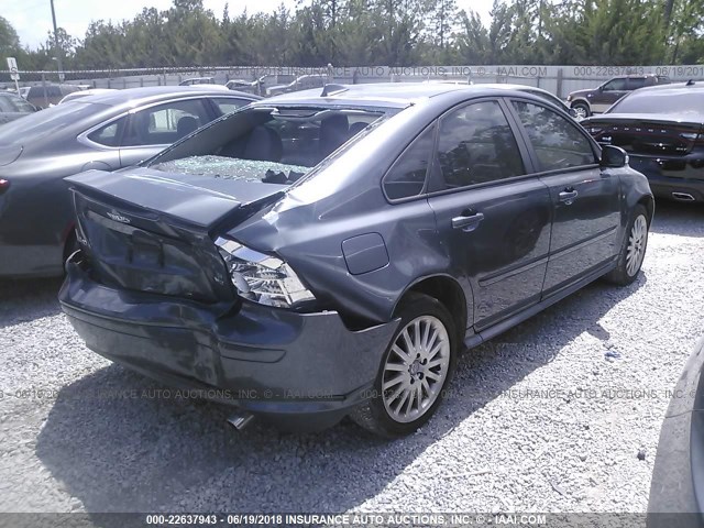 YV1MH682072293488 - 2007 VOLVO S40 T5 GRAY photo 4