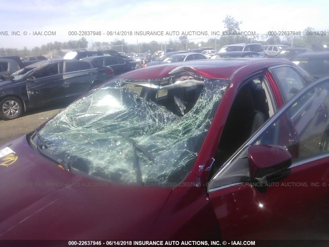 4T1BF1FK2FU935569 - 2015 TOYOTA CAMRY LE/XLE/SE/XSE 栗色 照片 6