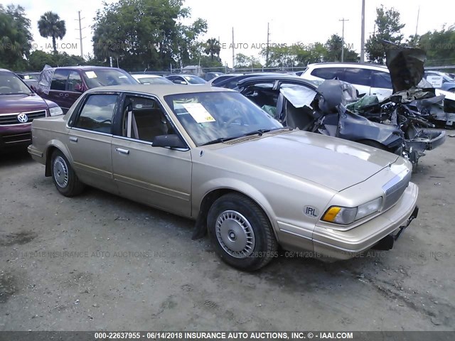 1G4AG55N2P6492048 - 1993 BUICK CENTURY SPECIAL Champagne photo 1