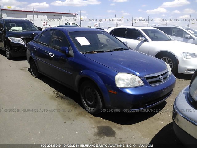 KL5JD56Z98K736601 - 2008 SUZUKI FORENZA CONVENIENCE/POPULAR BLUE photo 1