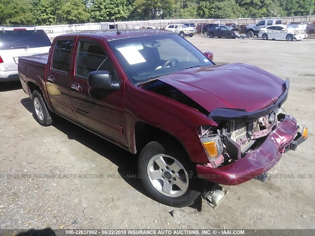 1GCDSCFE0B8131465 - 2011 CHEVROLET COLORADO LT RED photo 1