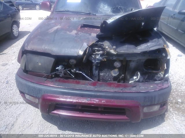 JT3HN86R820387591 - 2002 TOYOTA 4RUNNER SR5 MAROON photo 6