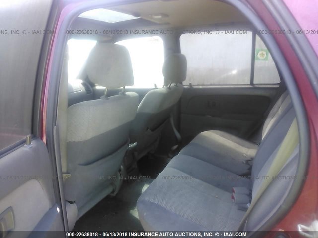 JT3HN86R820387591 - 2002 TOYOTA 4RUNNER SR5 MAROON photo 8