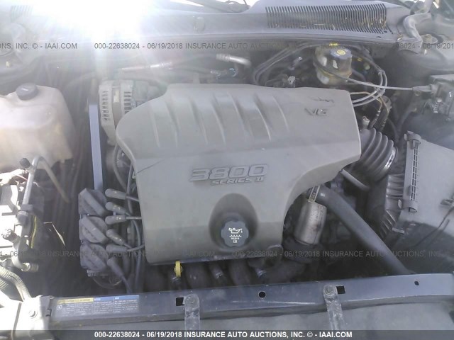 1G2HX54K74U170835 - 2004 PONTIAC BONNEVILLE SE BLACK photo 10