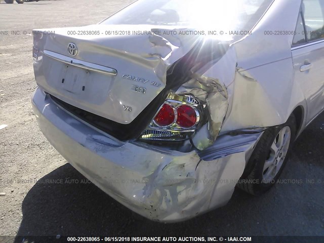 4T1BF30K16U633629 - 2006 TOYOTA CAMRY LE/XLE/SE 银色 照片 6