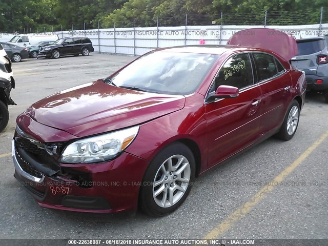 1G11C5SL8EF276617 - 2014 CHEVROLET MALIBU 1LT 红色 照片 2