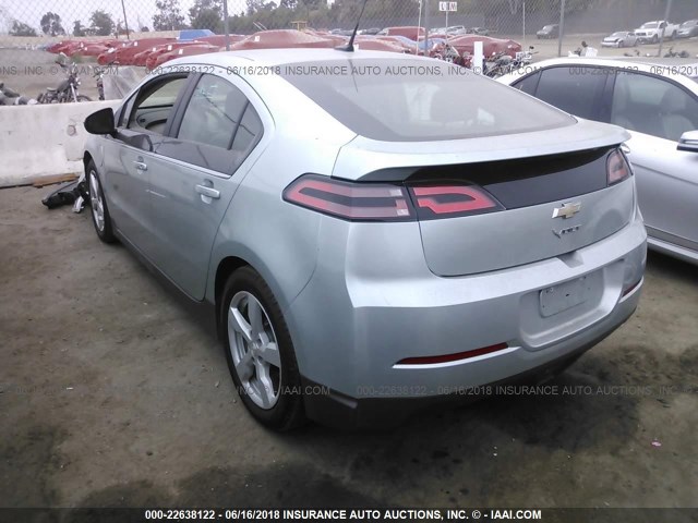 1G1RD6E40DU136128 - 2013 CHEVROLET VOLT GREEN photo 3