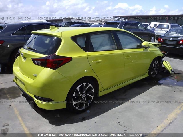 JTNKARJE7HJ548227 - 2017 TOYOTA COROLLA IM GREEN photo 4