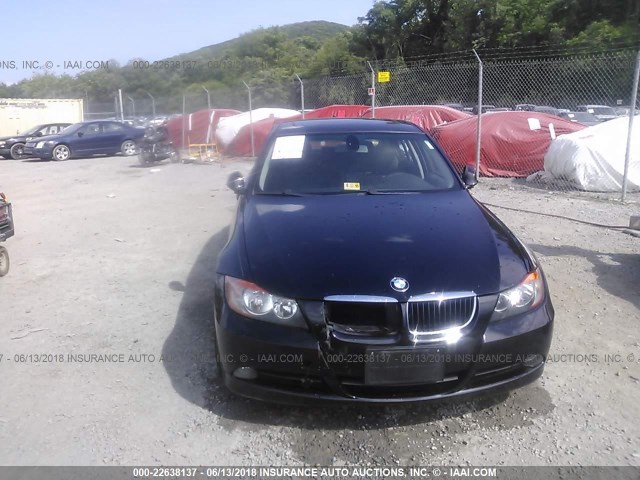 WBAVB17516NK35197 - 2006 BMW 325 I AUTOMATIC BLACK photo 6