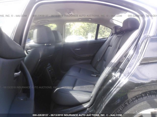 WBAVB17516NK35197 - 2006 BMW 325 I AUTOMATIC BLACK photo 8