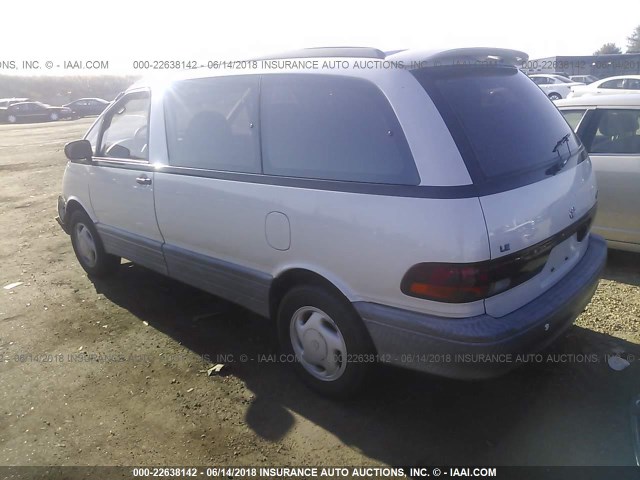 JT3AC12R3N1012954 - 1992 TOYOTA PREVIA LE WHITE photo 3