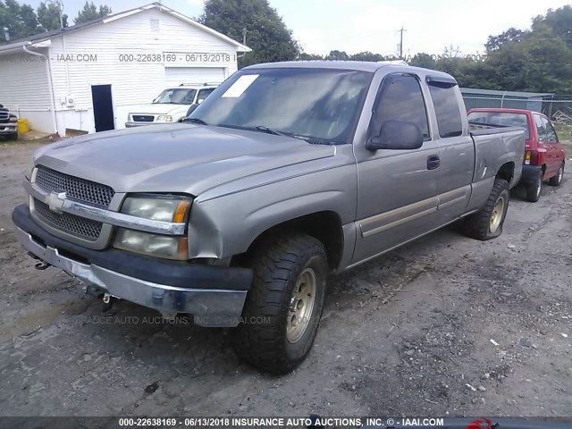 2GCEK19T331250635 - 2003 CHEVROLET SILVERADO K1500 GOLD photo 2