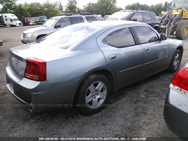 2B3KA43G17H754716 - 2007 DODGE CHARGER SE/SXT BLUE photo 4