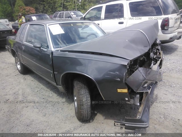 1G3GM47A4GP332372 - 1986 OLDSMOBILE CUTLASS SUPREME BROUGHAM GRAY photo 1