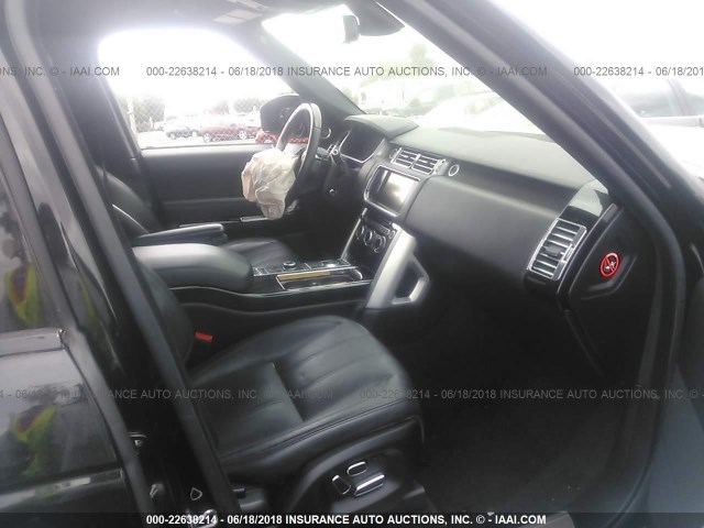 SALGS2DF2DA106476 - 2013 LAND ROVER RANGE ROVER HSE BLACK photo 5