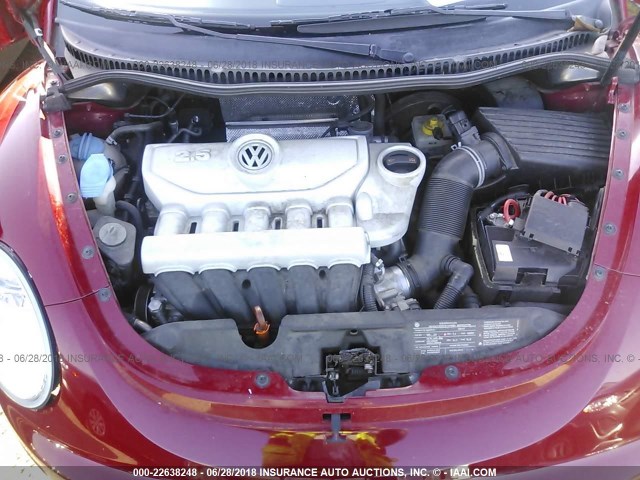 3VWPW3AG3AM022449 - 2010 VOLKSWAGEN NEW BEETLE 红色 照片 10