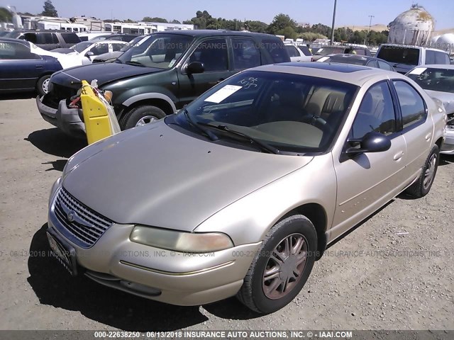 1C3EJ56H4YN161841 - 2000 CHRYSLER CIRRUS LXI GOLD photo 2