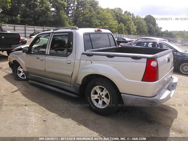 1FMZU77K35UB14453 - 2005 FORD EXPLORER SPORT TR  SILVER photo 3