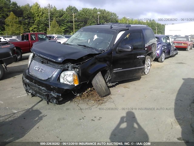 1GKS2EEF0BR224613 - 2011 GMC YUKON DENALI BLACK photo 2