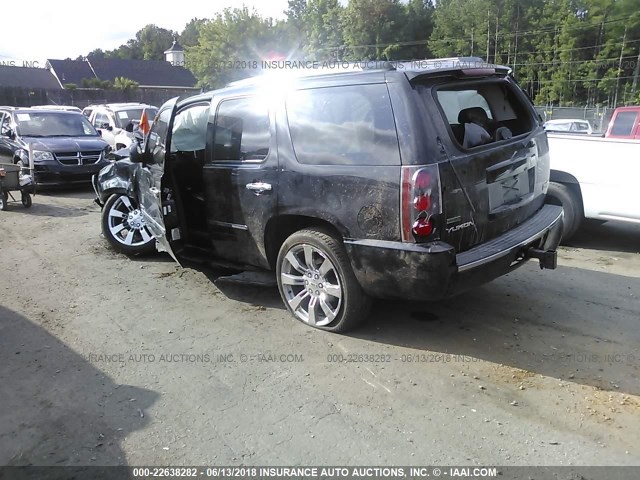 1GKS2EEF0BR224613 - 2011 GMC YUKON DENALI BLACK photo 3