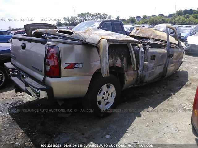 2GCEC13T851356040 - 2005 CHEVROLET SILVERADO C1500 GOLD photo 4