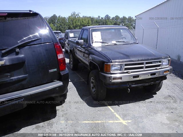 JT4RN67S8H5078799 - 1987 TOYOTA PICKUP XTRACAB RN67 SR5 BLACK photo 1