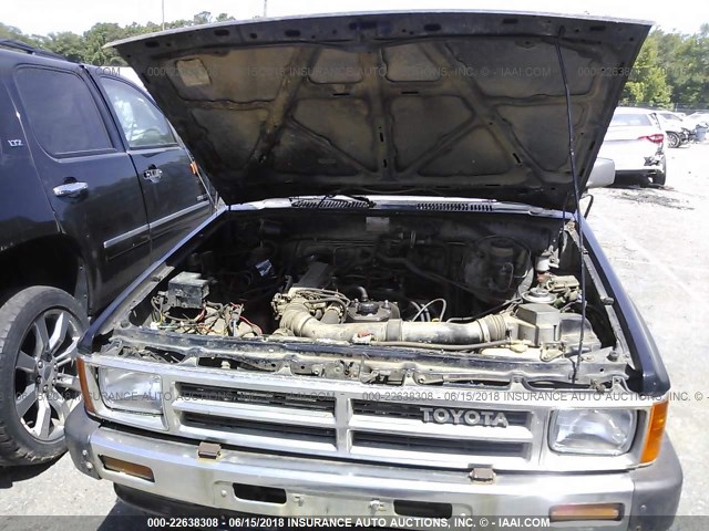 JT4RN67S8H5078799 - 1987 TOYOTA PICKUP XTRACAB RN67 SR5 BLACK photo 10