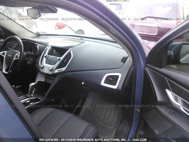 2GKFLTEK5C6214074 - 2012 GMC TERRAIN SLE BLUE photo 5