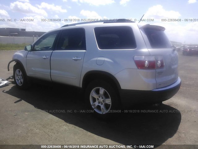 1GKKRNED6CJ173614 - 2012 GMC ACADIA SLE SILVER photo 3