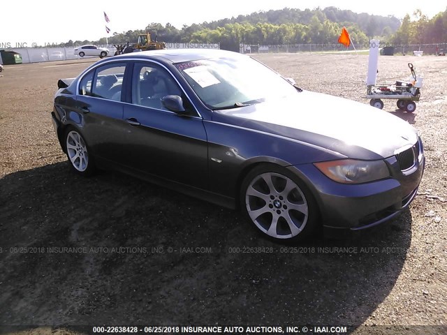 WBAVB33506KS37476 - 2006 BMW 330 I GRAY photo 1