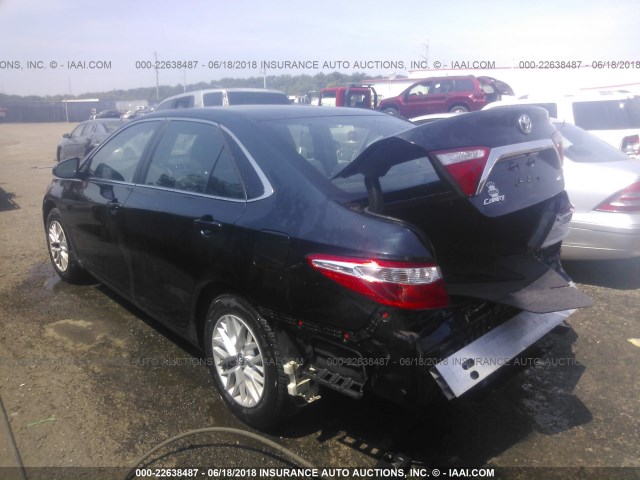 4T1BF1FK4GU195301 - 2016 TOYOTA CAMRY LE/XLE/SE/XSE 深蓝色 照片 3