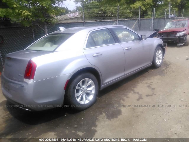 2C3CCAAG3GH273904 - 2016 CHRYSLER 300 LIMITED SILVER photo 4