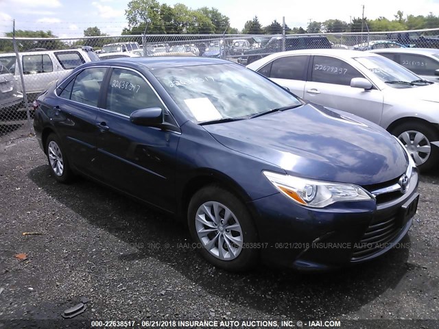 4T1BF1FKXFU912380 - 2015 TOYOTA CAMRY LE/XLE/SE/XSE BLUE photo 1