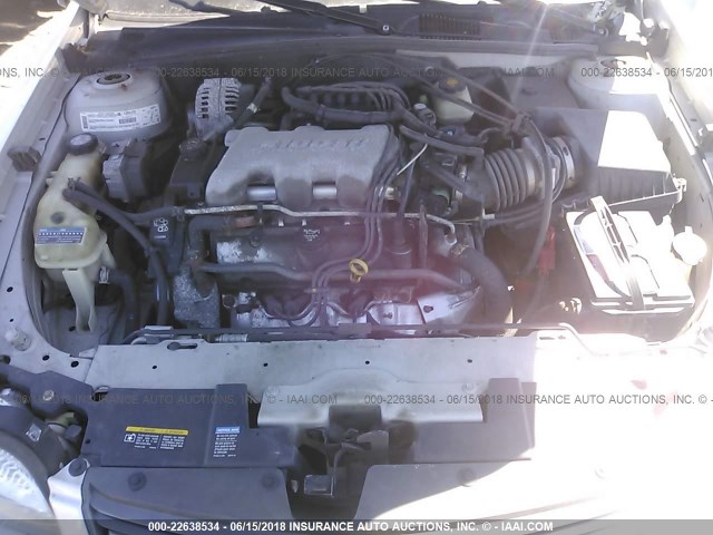 1G1NE52J13M592508 - 2003 CHEVROLET MALIBU LS SILVER photo 10