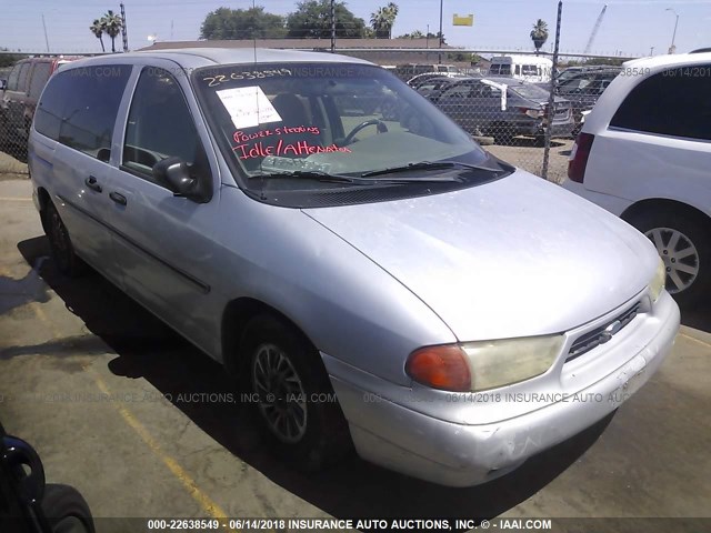 2FMDA514XWBB28732 - 1998 FORD WINDSTAR WAGON GRAY photo 1