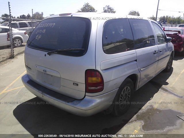 2FMDA514XWBB28732 - 1998 FORD WINDSTAR WAGON GRAY photo 4