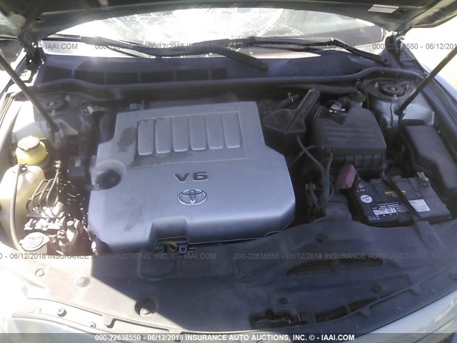 4T1BK46K59U584139 - 2009 TOYOTA CAMRY SE/LE/XLE 绿色 照片 10