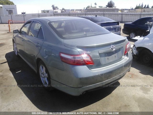 4T1BK46K59U584139 - 2009 TOYOTA CAMRY SE/LE/XLE GREEN photo 3