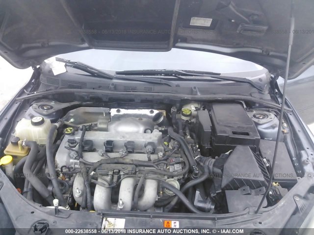 JM1BK34L881110387 - 2008 MAZDA SPEED 3 GRAY photo 10