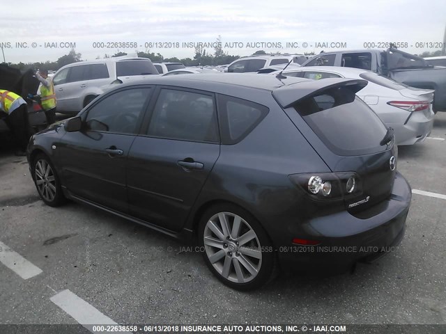 JM1BK34L881110387 - 2008 MAZDA SPEED 3 GRAY photo 3