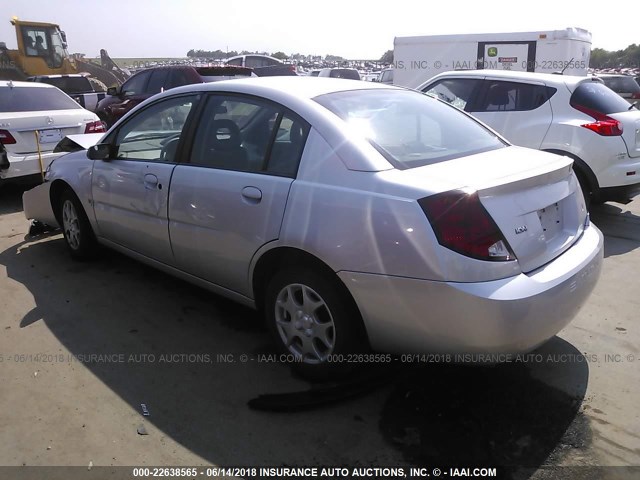 1G8AJ52F73Z206569 - 2003 SATURN ION LEVEL 2 Gümüş foto 3