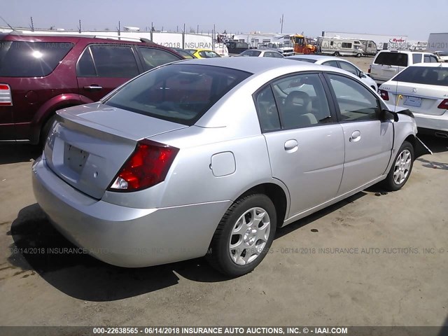 1G8AJ52F73Z206569 - 2003 SATURN ION LEVEL 2 Gümüş foto 4