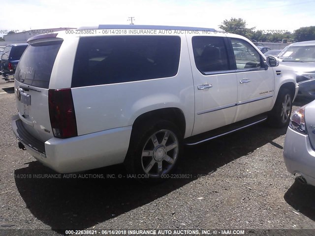 1GYFK66897R320034 - 2007 CADILLAC ESCALADE ESV WHITE photo 4