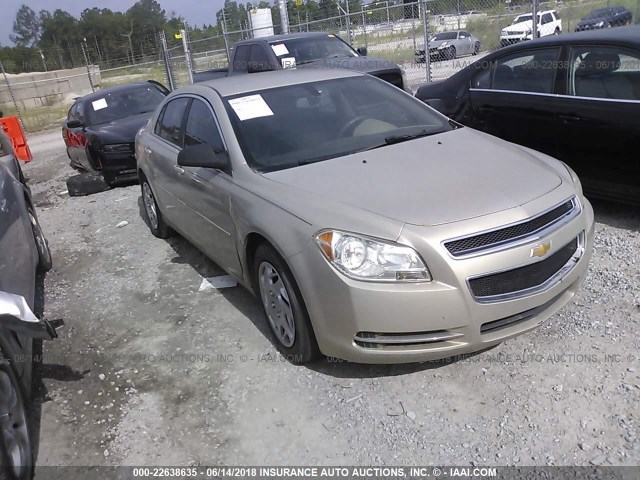1G1ZG57B49F241733 - 2009 CHEVROLET MALIBU LS GOLD photo 1