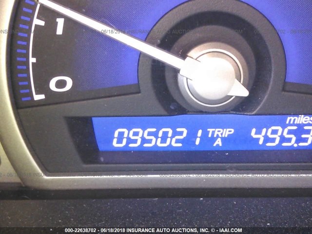 19XFA16989E002635 - 2009 HONDA CIVIC EXL წითელი ფოტო 7