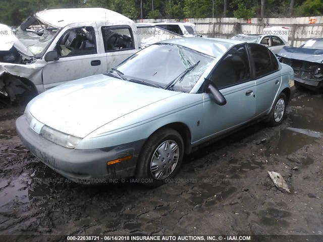 1G8ZH5283VZ198067 - 1997 SATURN SL1 TEAL photo 2